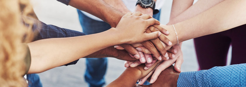 Team. All hands in