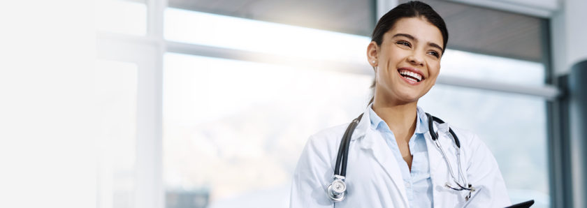Friendly female doctor