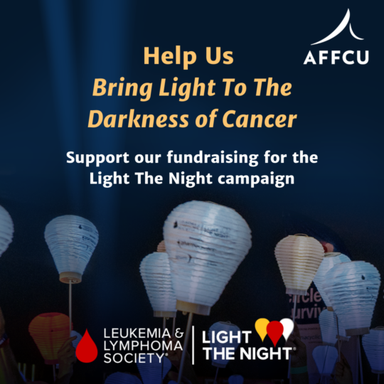 Light The Night Fundraising banner