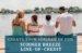 AFFCU Summer Breeze Line of Credit. Family of four sitting on pier overlooking water enjoy summer