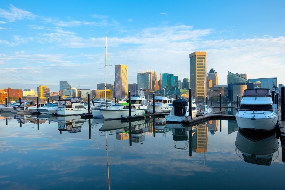 boating in Baltimore's Inner Harbor is a wonderful place to enjoy a day on the water