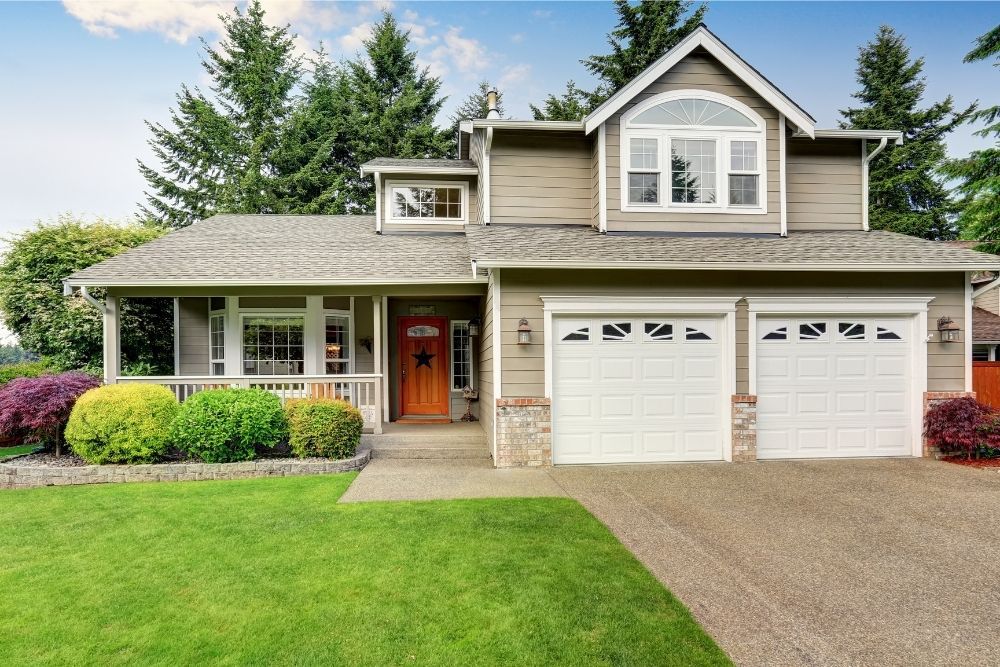 A beautiful home with a luscious front yard that helps build equity in the home.